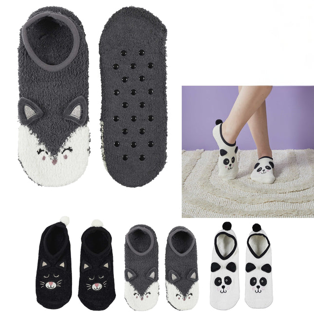 Siltas un mīkstas mājas zeķes-čībiņas ar dzīvnieku dizainu