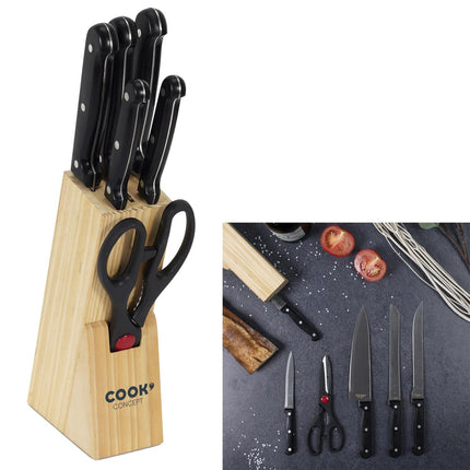 Nažu bloks ar 5 nažiem un šķērēm