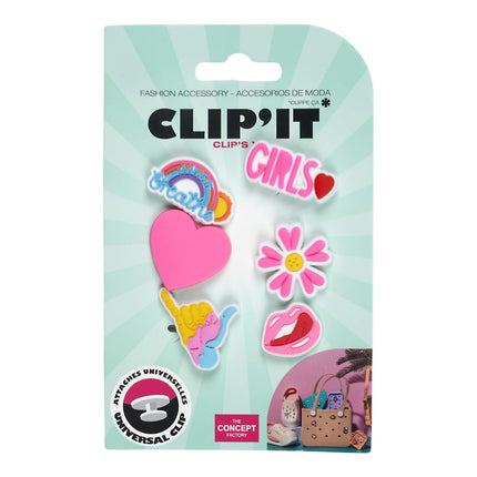 Clip-It dekori čībām (5 gab.)