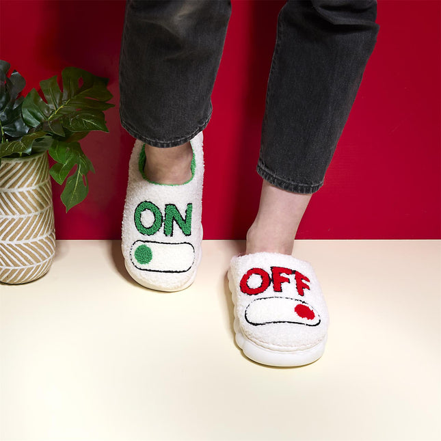 Stilīgas mājas čības “On / Off”