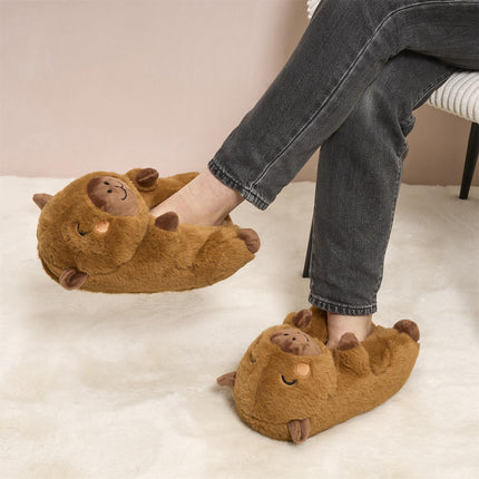 Capybara 3D pūkainās čības – 3 izmēri