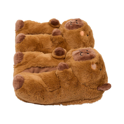 Capybara 3D pūkainās čības – 3 izmēri
