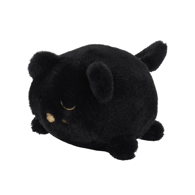 Manuāli uzvelkams plīša kaķītis ar kustīgu asti