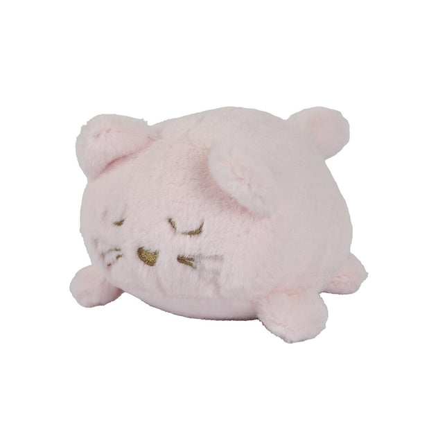 Manuāli uzvelkams plīša kaķītis ar kustīgu asti