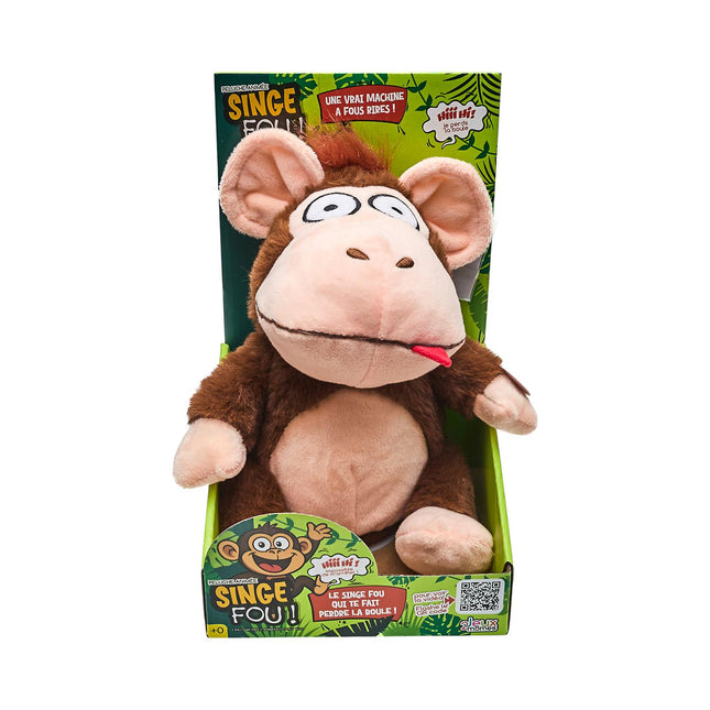 Jautrs interaktīvs pērtiķītis ar skaņām – Crazy Monkey 19 cm