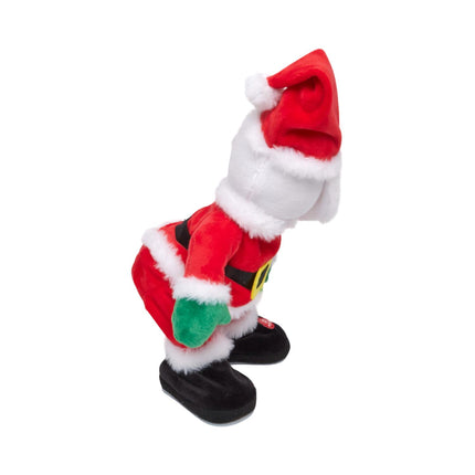 Muzikāls un dejojošs Ziemassvētku vecītis, 30 cm