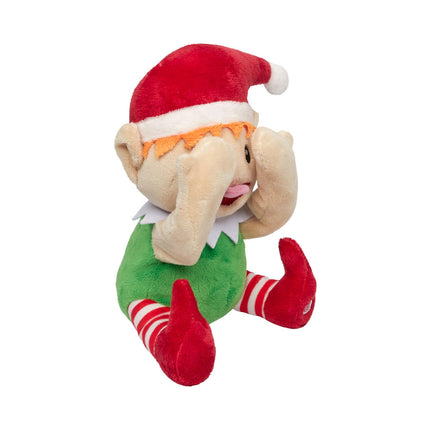 Dziedošs un kustīgs Ziemassvētku elfs “Paslēpes”, 24 cm