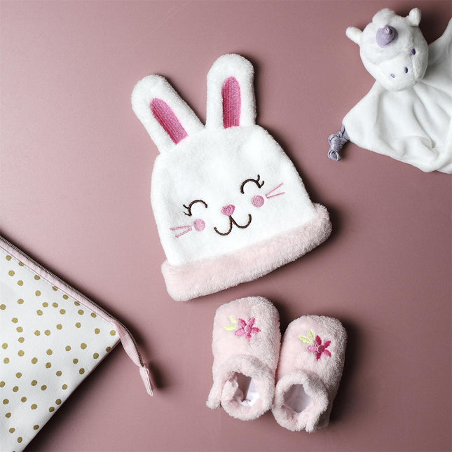 Bērnu cepurītes un zābaciņu komplekts (0–6 mēneši)