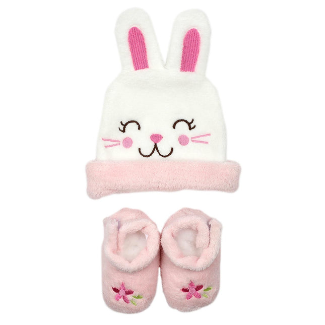 Bērnu cepurītes un zābaciņu komplekts (0–6 mēneši)