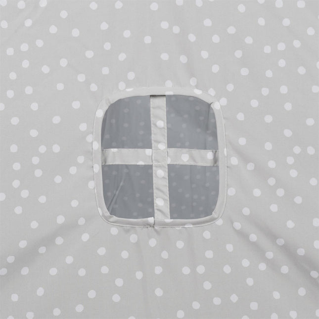 Bērnu telts – pelēka ar punktiņiem