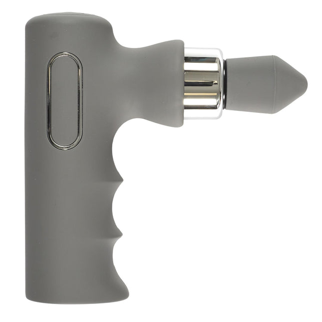 Mini masāžas pistole – muskuļu relaksācijai (12,8 × 3,8 × 3,8 cm)