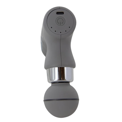 Mini masāžas pistole – muskuļu relaksācijai (12,8 × 3,8 × 3,8 cm)