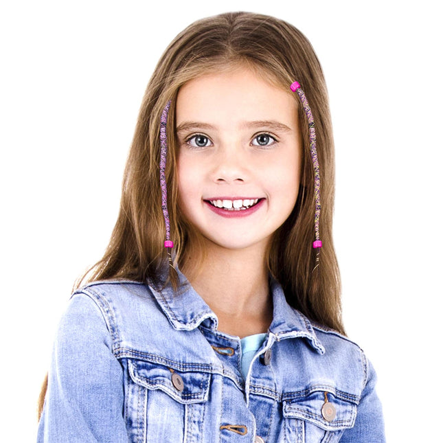 Maģiskā matu pinuma ierīece ar aksesuāriem komplektā-bērniem