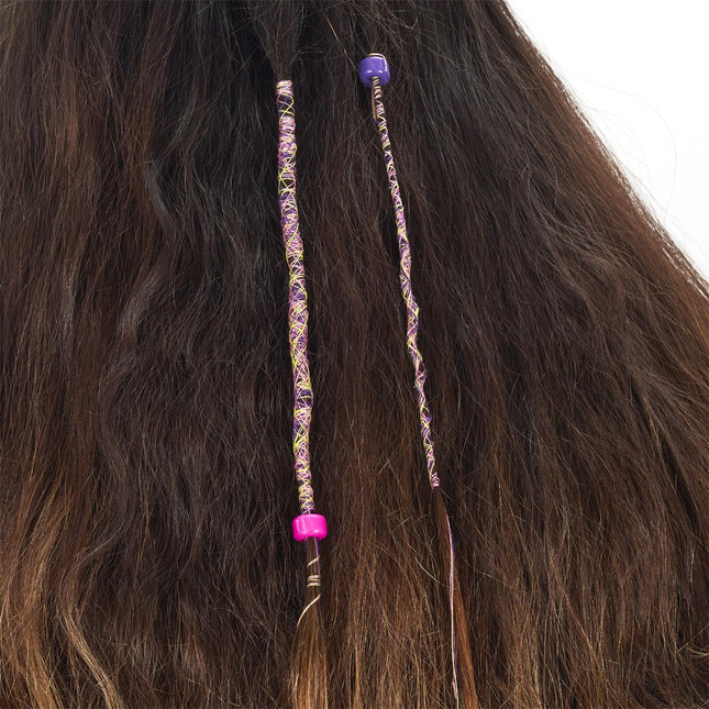 Maģiskā matu pinuma ierīece ar aksesuāriem komplektā-bērniem