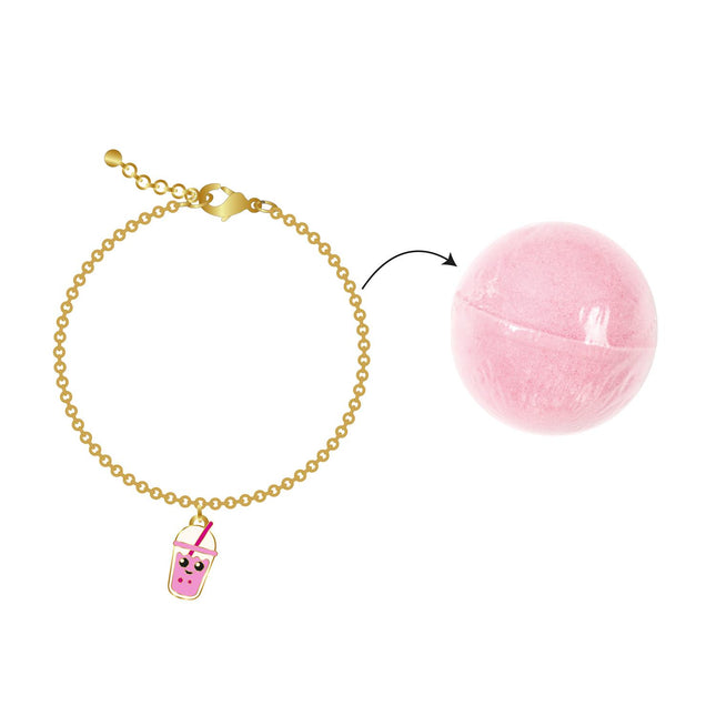 Pārsteiguma vannas bumba ar rotaslietu “Kawaii”