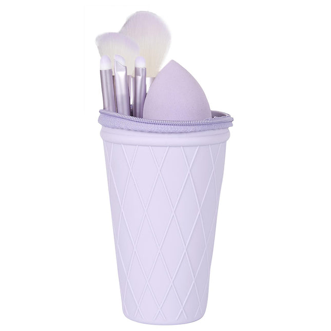 Kawaii kosmētikas otu komplekts ar futrāli “Saldējums”