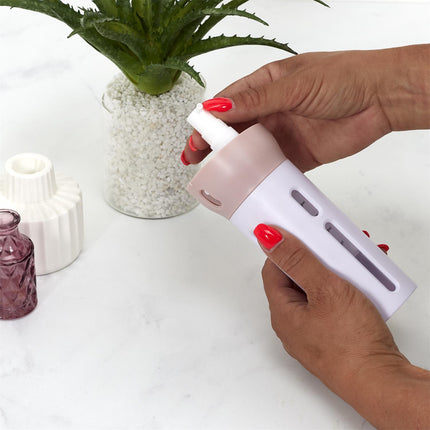 Ceļojumu kosmētikas dozators 4-vienā (30 ml × 4)