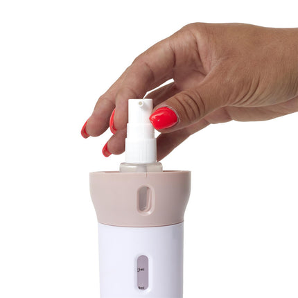 Ceļojumu kosmētikas dozators 4-vienā (30 ml × 4)