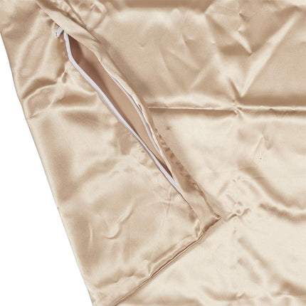 Satīna nakts komplekts – spilvendrāna, acu maska un matu gumija (60 × 60 cm)