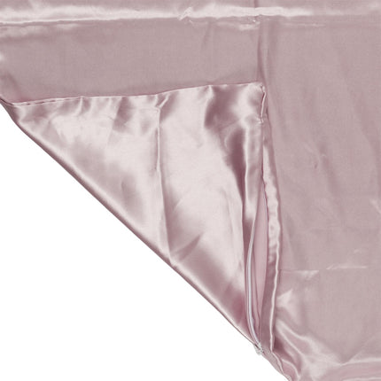 Satīna nakts komplekts – spilvendrāna, acu maska un matu gumija (60 × 60 cm)