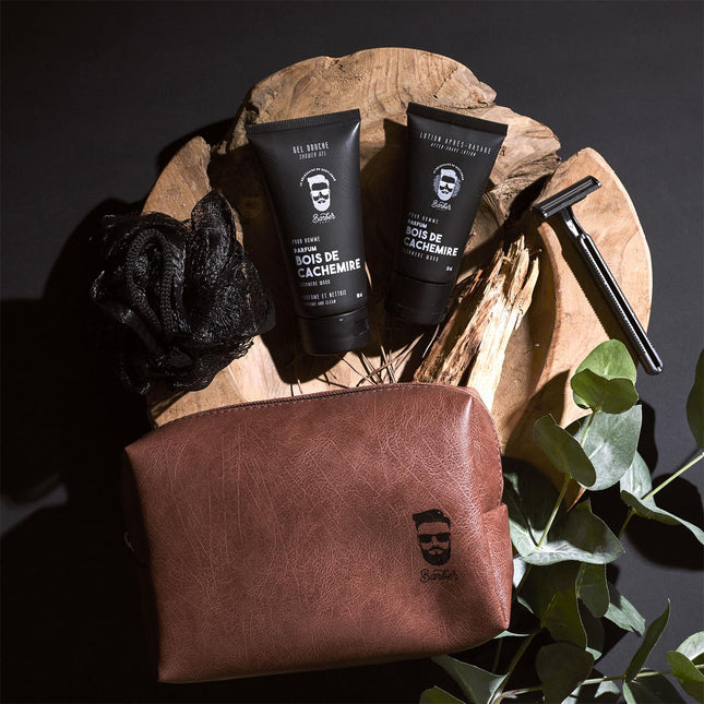 Vīriešu ķermeņa kopšanas komplekts – 4 piederumi (Kašmirs)