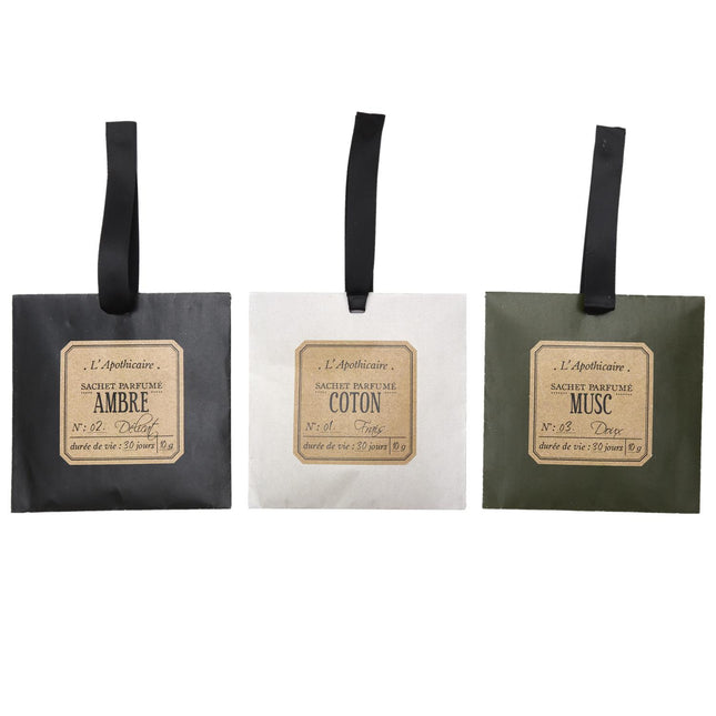 Aromātiskie maisiņi L’Apothicaire – dzintars,kokvilna un muskuss