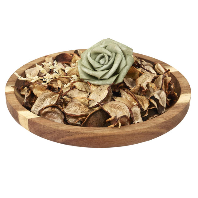 Dekoratīvs komplekts akācijas koka paplāte – ar aromātisku dekoru Jasmins-Pavasara ziedi / Kamēlija