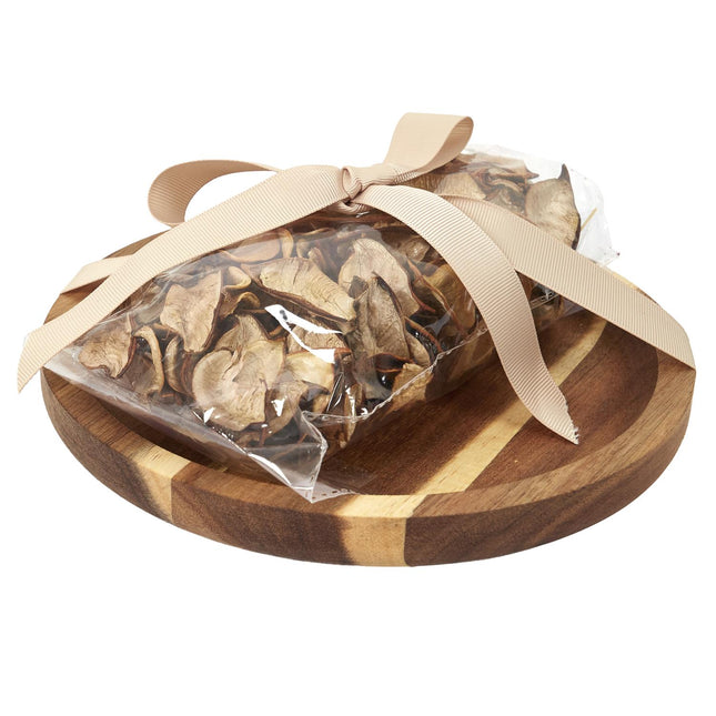 Dekoratīvs komplekts akācijas koka paplāte – ar aromātisku dekoru Jasmins-Pavasara ziedi / Kamēlija