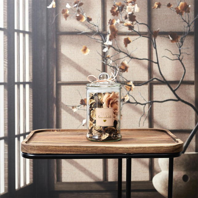 Dekoratīvs trauks ar aromātiskām ziedlapiņām – Magnolia, Pavasara zieds, Jasmins