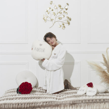 Halāta un zeķu komplekts “Amour” – mājīgam komfortam