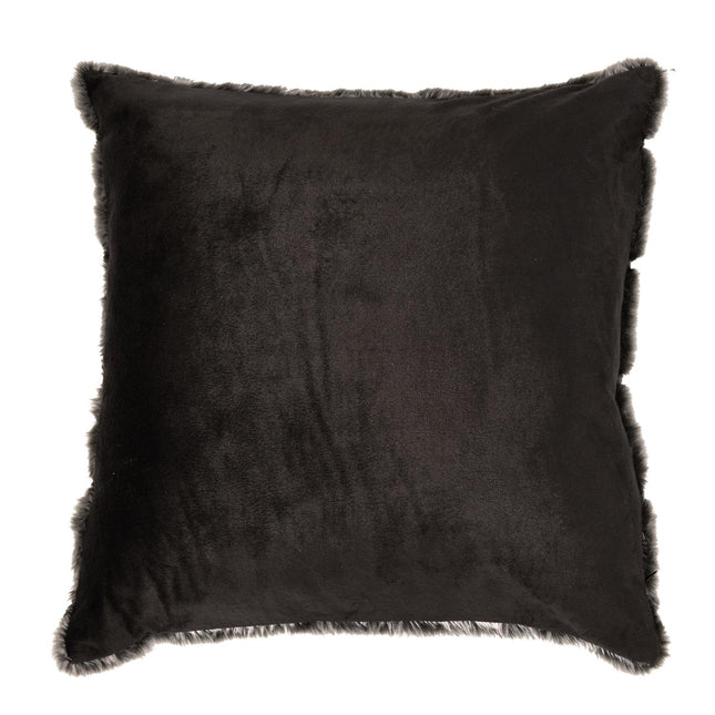 Dekoratīvais spilvens ar mākslīgās kažokādas efektu, 40 × 40 cm