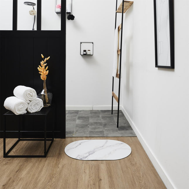 Īpaši absorbējošs un neslīdošs vannas istabas paklājiņš 40 × 60 cm, divi veidi