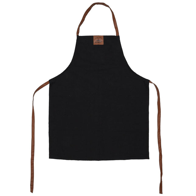 Stilīgs virtuves priekšauts ar imitācijas ādas siksnām, 65 × 83 cm