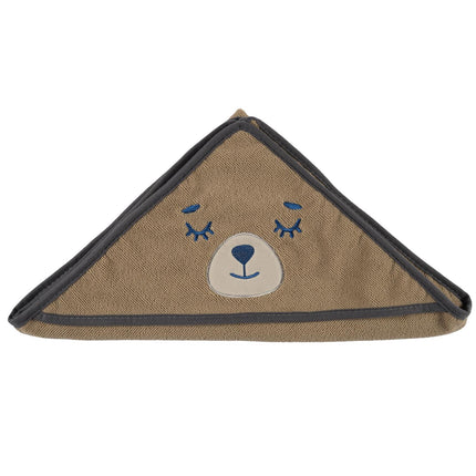 Bērnu kapuces dvielis ar izšuvumu – 75 × 75 cm