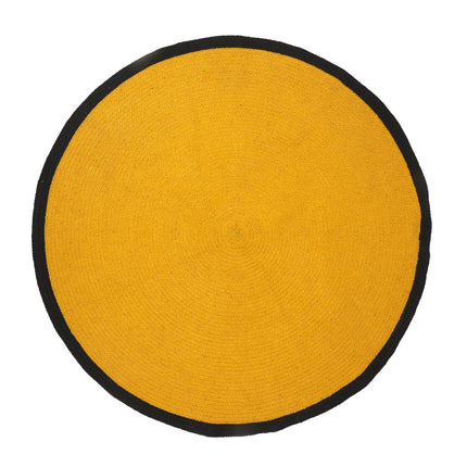 Apaļš paklājs “Mustard Yellow” – Ø 120 cm