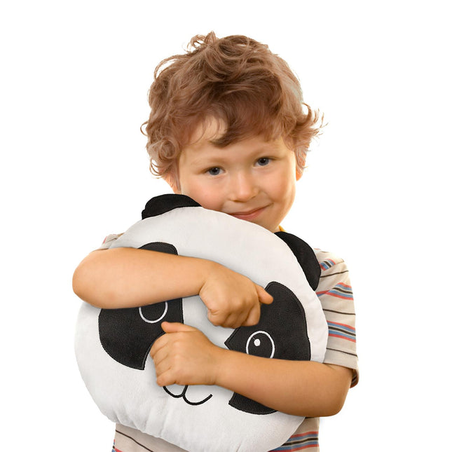 Bērnu pleds–spilvens Panda 2-in-1 (110 × 150 cm)