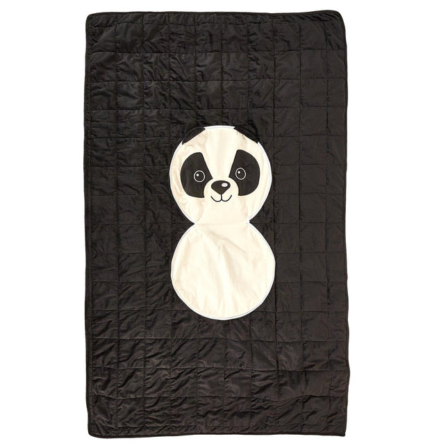 Bērnu pleds–spilvens Panda 2-in-1 (110 × 150 cm)