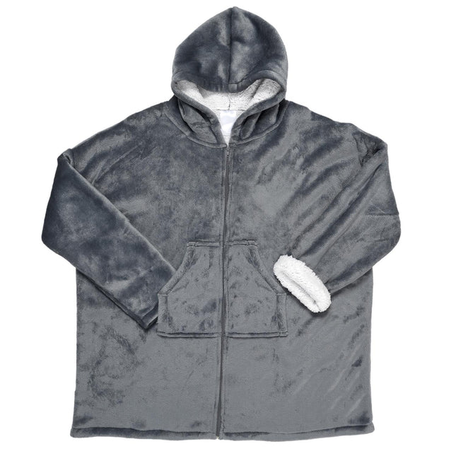 Siltā pleda jaka ar kapuci – Ultra mīksts komforts