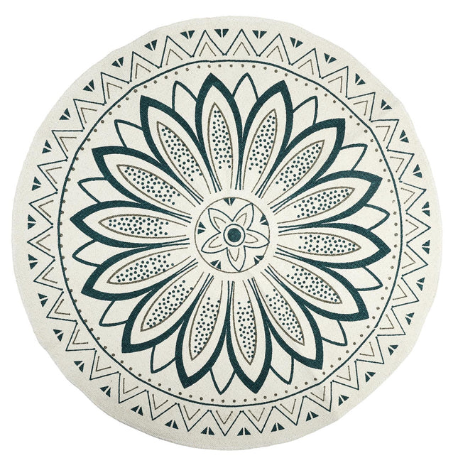 Apaļš paklājs ar mandalas rakstu Ø 90 cm