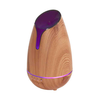 USB difuzors ar krāsu maiņu, koka imitācijas dizains 120 ml
