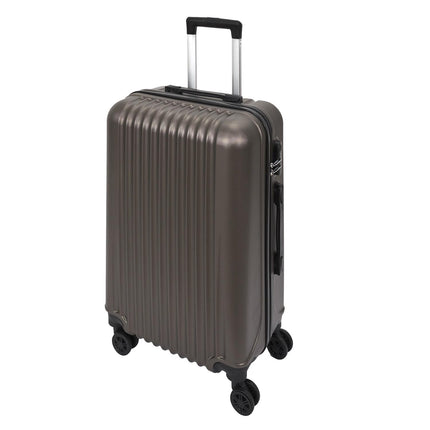5 dažādu izmēra ceļojuma koferi – perlamutra brūns 100L / 66L / 37L / 24L / 18