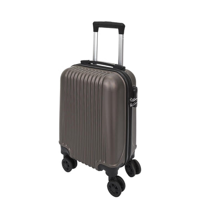 5 dažādu izmēra ceļojuma koferi – perlamutra brūns 100L / 66L / 37L / 24L / 18