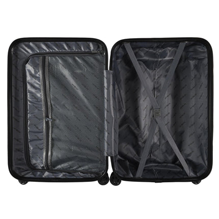 5 dažādu izmēra ceļojuma koferi – perlamutra brūns 100L / 66L / 37L / 24L / 18