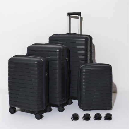 Cietā korpusa ceļojumu koferis – melns 4 Varianti: XS – 32 L /S – 45 L /M – 70 L /L – 101 L