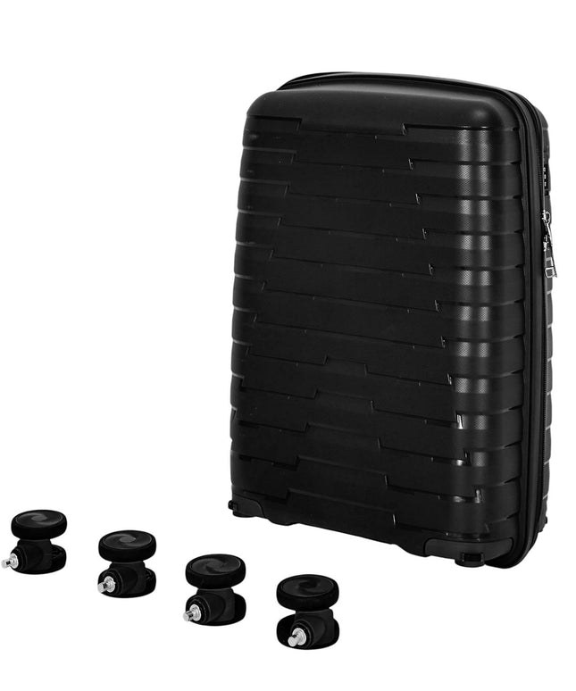 Cietā korpusa ceļojumu koferis – melns 4 Varianti: XS – 32 L /S – 45 L /M – 70 L /L – 101 L