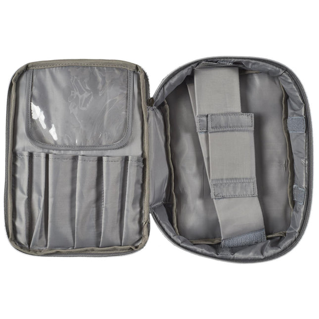 Ceļojumu kosmētikas un higiēnas organizators – pelēks