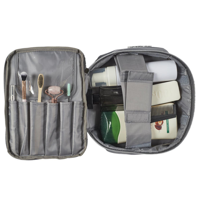 Ceļojumu kosmētikas un higiēnas organizators – pelēks