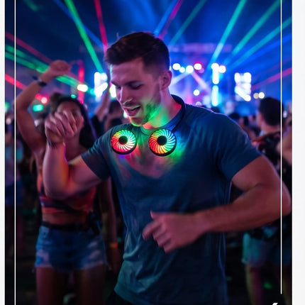 Kakla ventilators ar 3 ātrumiem un LED