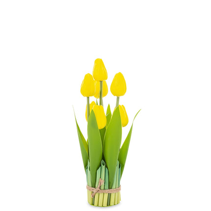 Dekoratīvs mākslīgo tulpju pušķis 28cm