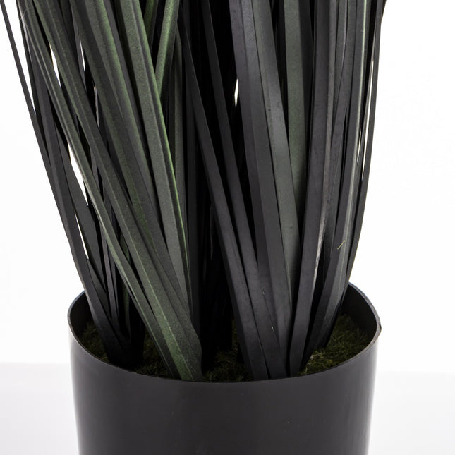 Mākslīgais dekoratīvais augs melnos toņos ar podu 92cm